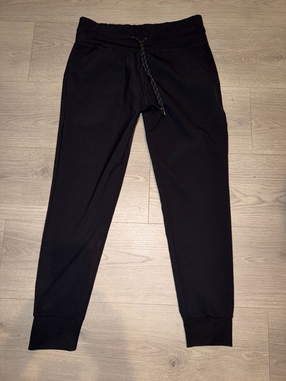 Game Time Black Joggers with Drawstring Waist